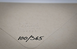 I've been embossing the letter numbers on some of the envelopes.