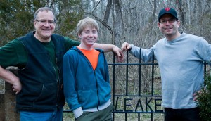 Doug, Alex and me taking a break durin Alex's Eagle Scout Project in Goochland County, VA. Photo: Ryan Sandridge